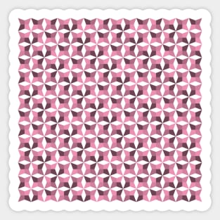 Geometric Diamond Pattern (Rose Gold) Sticker